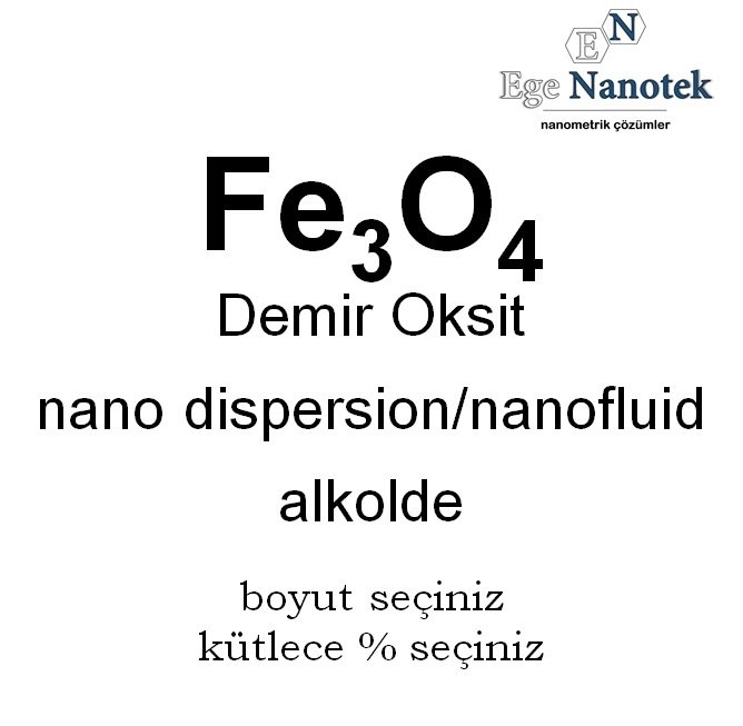 Demir Oksit Fe3O4 Nano Akışkanı Nano Fluid Alkolde