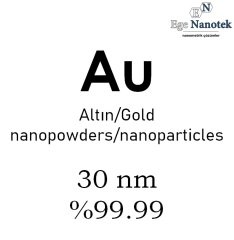 Nano Altın Tozu 30 nm
