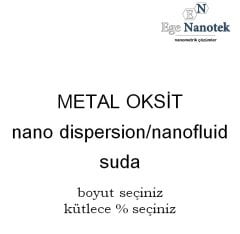 Diğer Metal Oksit Dispersiyonu Nano Akışkanı Nano Fluid Suda