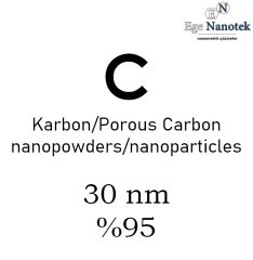 Nano Gözenekli Karbon Tozu Porous 30 nm