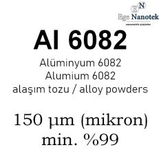 Alüminyum Al 6082 Alaşım Tozu 150 mikron min. %99