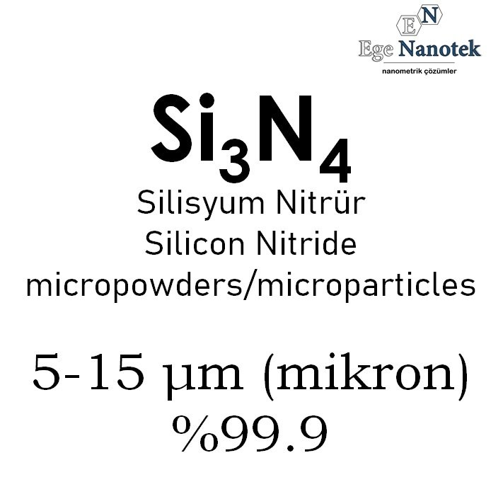 Mikronize Silisyum Nitrür Tozu 5-15 mikron