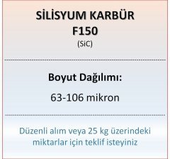 Silisyum Karbür F150 - SiC - 63-106 mikron