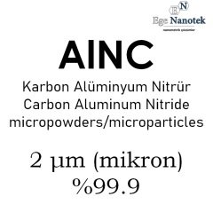 Mikronize Karbon Alüminyum Nitrür Tozu 2 mikron