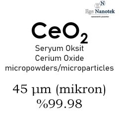 Mikronize Seryum Oksit Tozu 45 mikron