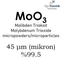 Mikronize Molibden Trioksit Tozu 45 mikron