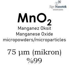 Mikronize Manganez Dioksit Tozu 75 mikron