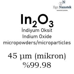 Mikronize İndiyum Oksit Tozu 45 mikron