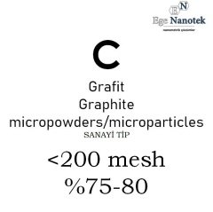 Mikronize Grafit Tozu 200 mesh %75-80