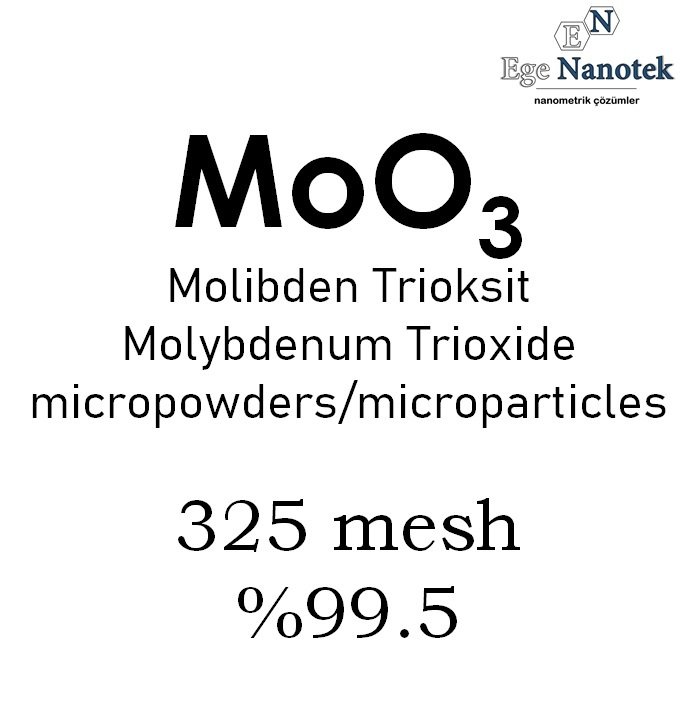 Mikronize Molibden Trioksit Tozu 325 mesh