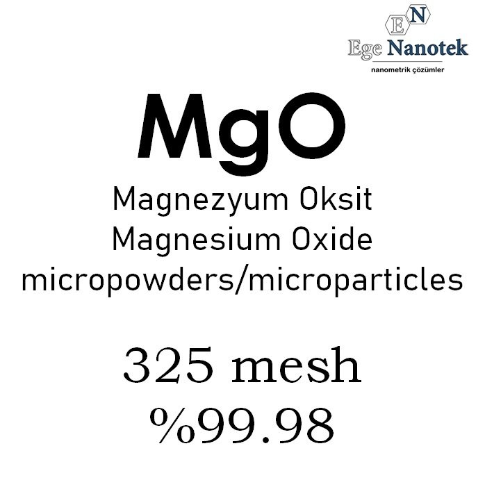Mikronize Magnezyum Oksit Tozu 325 mesh