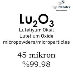 Mikronize Lutetiyum Oksit Tozu 45 mikron