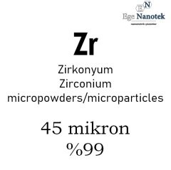 Mikronize Zirkonyum Tozu 45 mikron