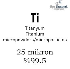 Mikronize Titanyum Tozu 25 mikron