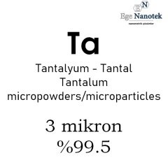 Mikronize Tantalyum Tozu 3 mikron