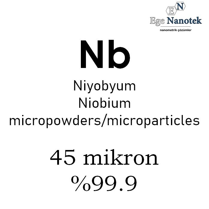 Mikronize Niobiyum Tozu 45 mikron