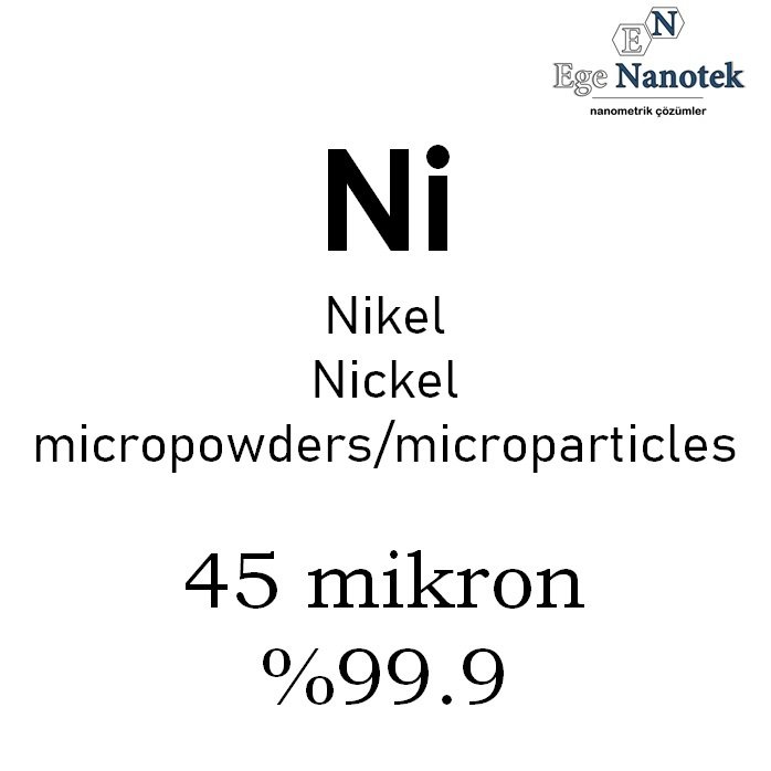 Mikronize Nikel Tozu 45 mikron