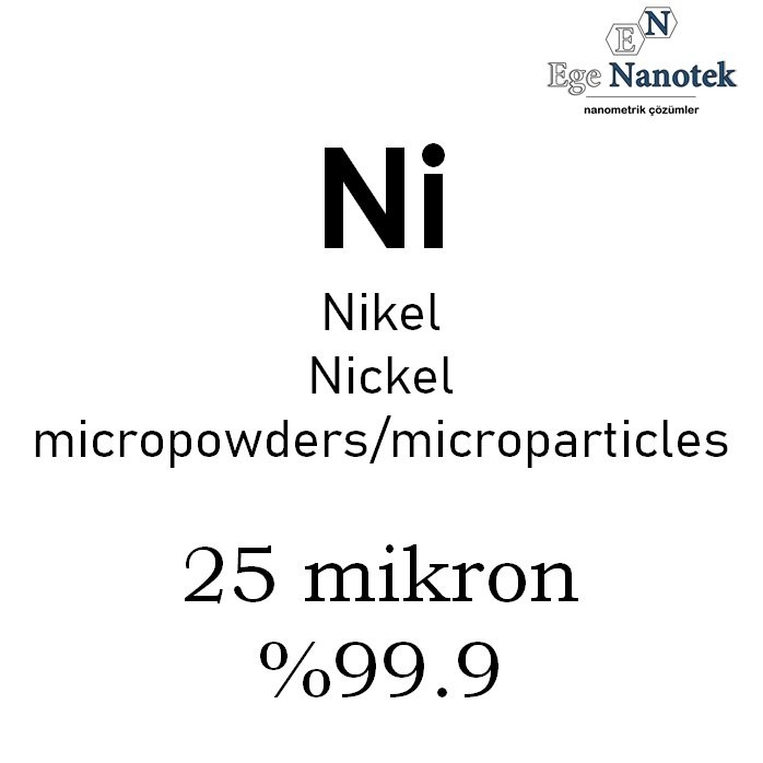 Mikronize Nikel Tozu 25 mikron