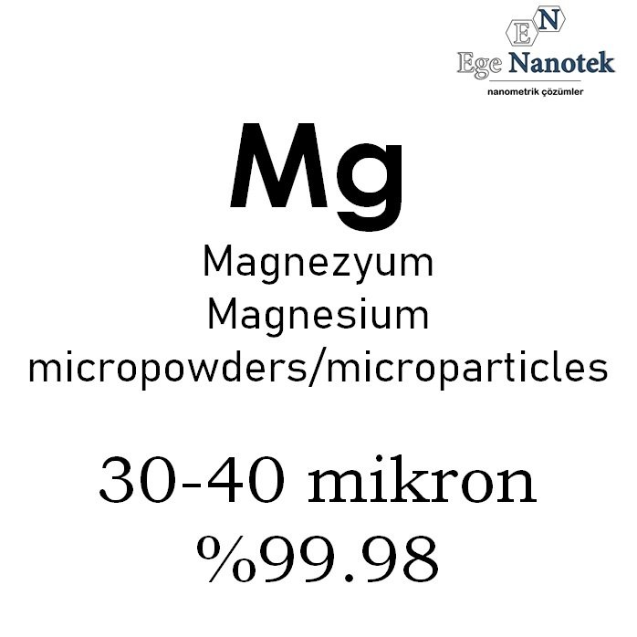 Mikronize Magnezyum Tozu 30-40 mikron