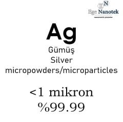 Mikronize Gümüş Tozu <1 mikron