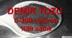 Mikronize Demir Tozu - 0-300 mikron - 1 kg