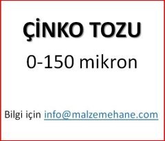 Çinko Tozu 0-150 mikron