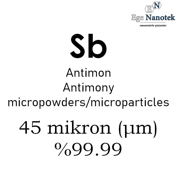 Mikronize Antimon Tozu 45 mikron