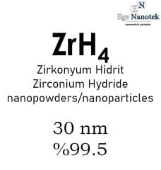 Nano Zirkonyum Hidrit (Zirkonyum Hidrür) Tozu 30 nm
