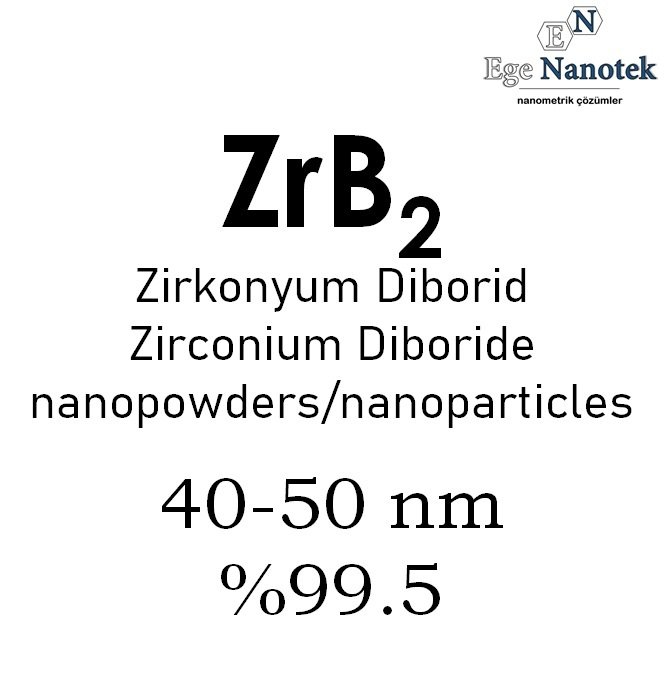 Nano Zirkonyum Diborid Tozu 40-50 nm