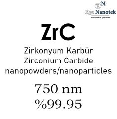 Nano Zirkonyum Karbür Tozu 750 nm