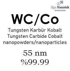 Nano Tungsten Karbür Kobalt Tozu 55 nm