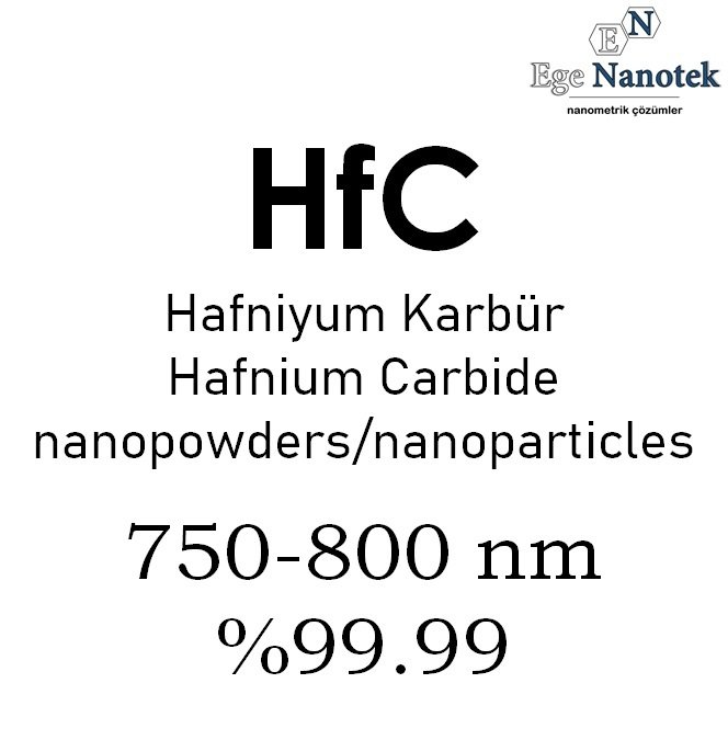 Nano Hafniyum Karbür Tozu Kübik 750-800 nm