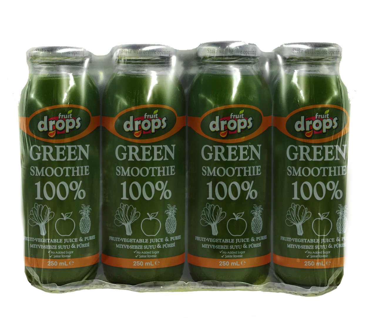 100% Green Smoothie, 12 Adet,250 ml