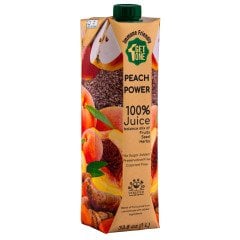 Peach Power ,Bağışıklık Dostu Meyve & Sebze Suyu, 12 X 1 L