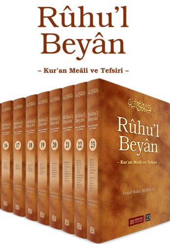 Ruhul Beyan Tefsiri (23 Cilt Takım) - İsmail Hakkı Bursevi