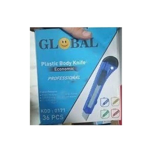 GLOBAL Maket Bıçağı (Plastik Saplı)