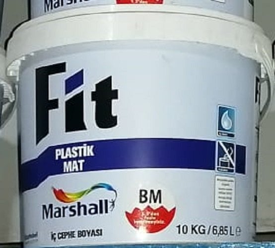 MARSHALL Fit Plastik Mat Bm 10 Lt.İç Cephe Boyası