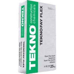 Seramik ve Granit Yapıştırıcı FLEX TEKNOFAY (GRİ)