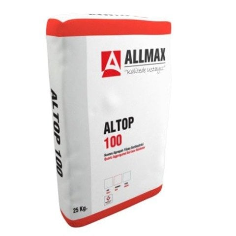 kırmızı yüzey sertleştirici kuvars agrelalı ALLMAX