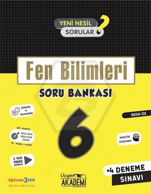 ÜÇGEN 6.SINIF FEN BİLİMLERİ - SORU BANKASI