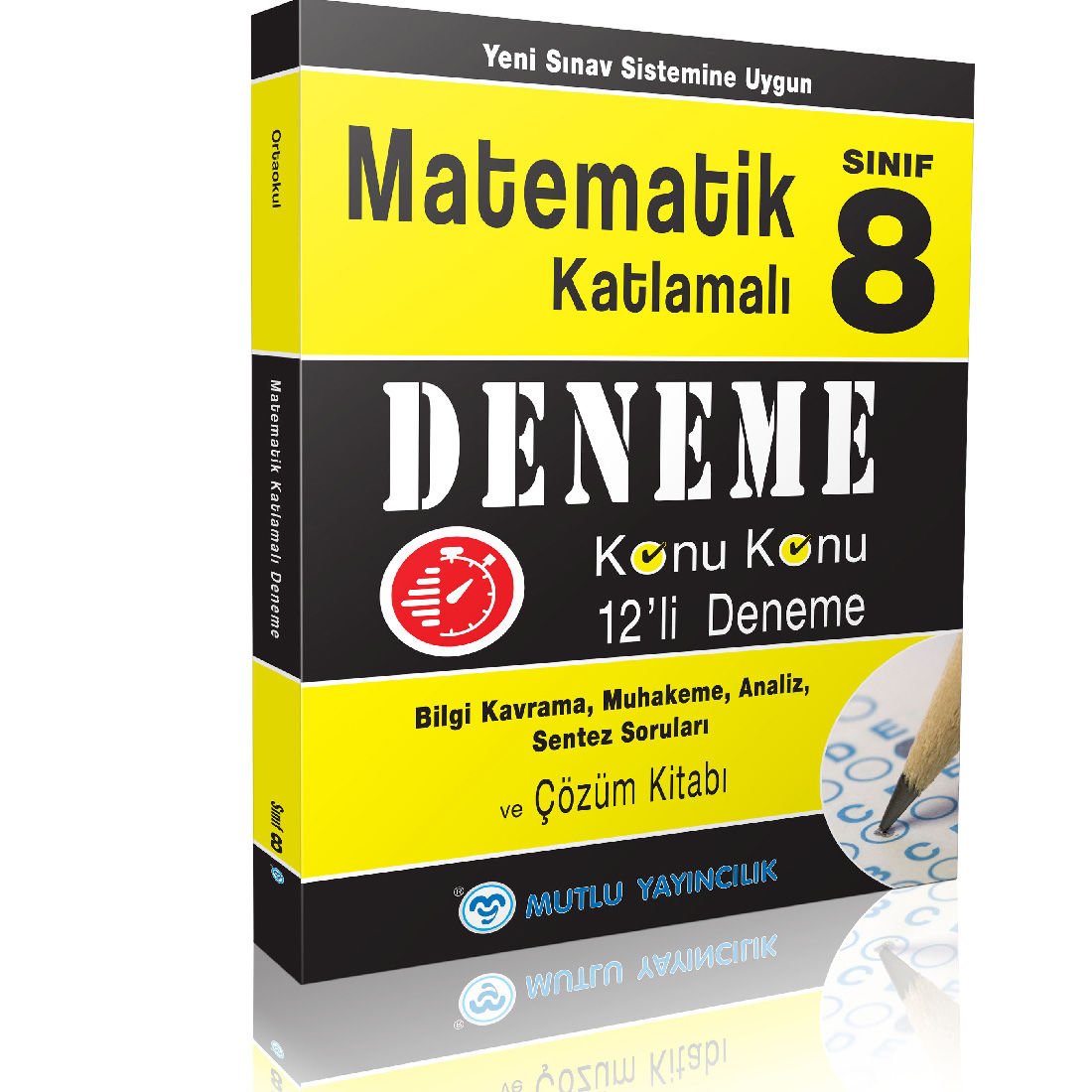 Mutlu 8.Sınıf Matematik Katlamalı Deneme