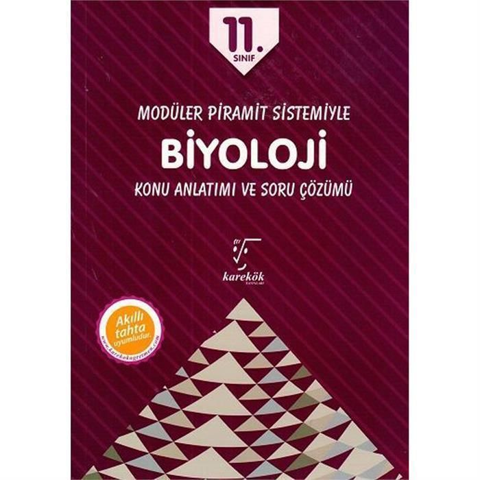 Karekök Yayınları 11. Sınıf Biyoloji Konu Anlatım Ve Soru Çözümlü