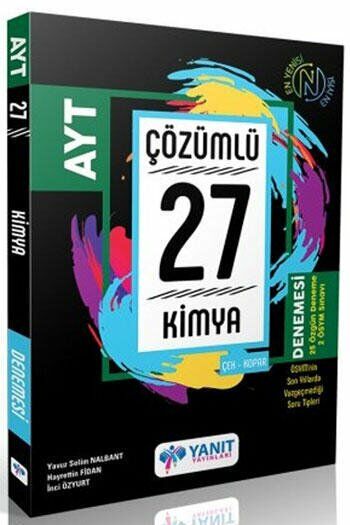 Yanıt Ayt Çözümlü 27 Kimya Branş Denemesi