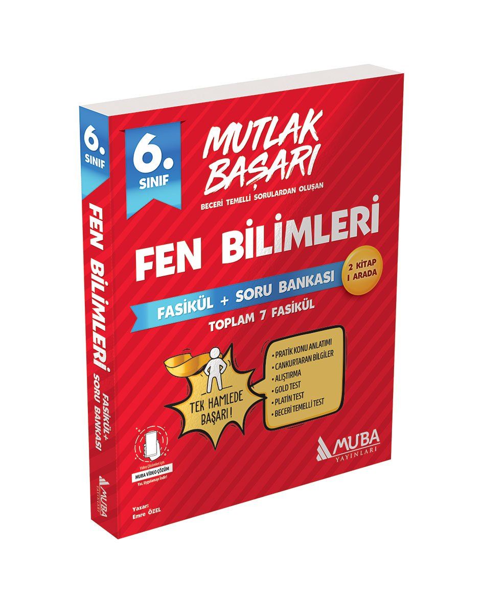 MUBA MB 6.SINIF FEN BİLİMLERİ FASİKÜL+SORU BANKASI 2023