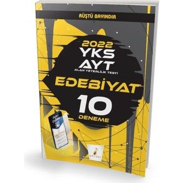 PELİKAN 2022 AYT EDEBİYAT DİJİTAL ÇÖZÜMLÜ 10 DENEME SINAVI