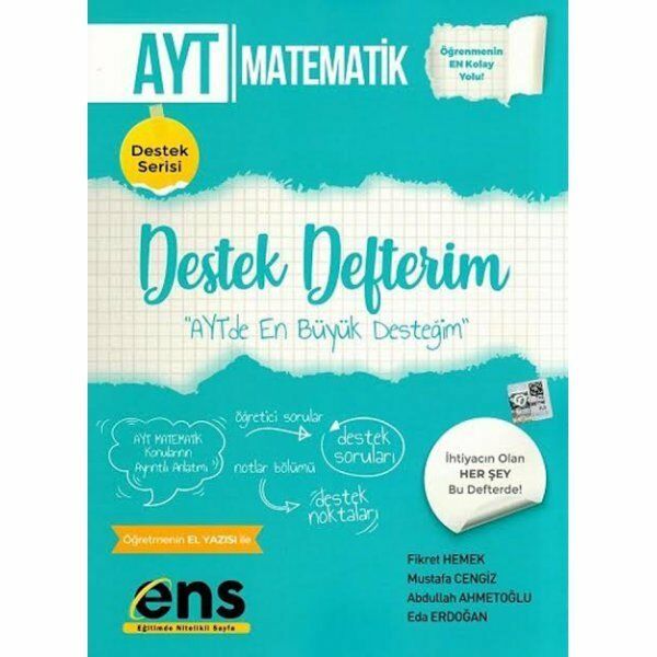 Ens Yks Ayt Destek Defterim Matematik