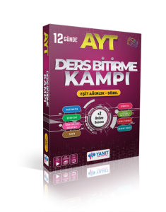 Yanıt  Ayt  Ders Bitirme Kampı Eşit Ağır. Sözel