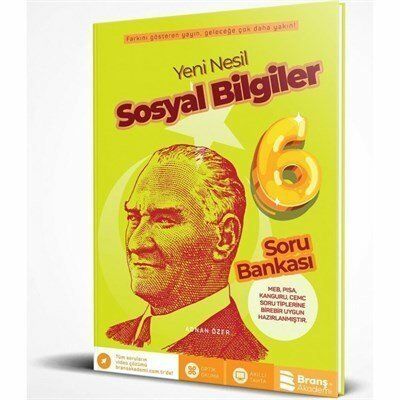 Branş Akademi 6.Sınıf Sosyal Bilgiler Soru Bankası