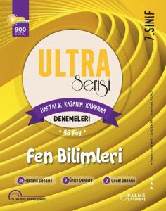 Palme  7.Sınıf Fen Bilimleri Ultra Haftalık Kazanım Deneme 2024