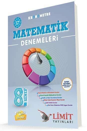 Limit 8. Sınıf Matematik Kronometre 12'Li Denemeleri